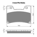 GOLDfren Brake Pads - S3 Sintered Sports