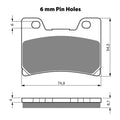 GOLDfren Brake Pads - S3 Sintered Sports