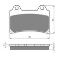 GOLDfren Brake Pads - S3 Sintered Sports