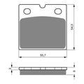 GOLDfren Brake Pads - S3 Sintered Sports