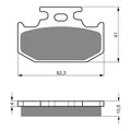 GOLDfren Brake Pads - K5 Off-Road Racing