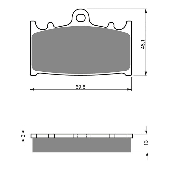 GOLDfren Brake Pads - S3 Sintered Sports