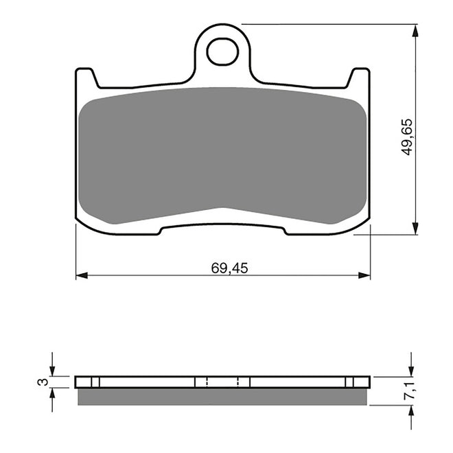 GOLDfren Brake Pads - S3 Sintered Sports
