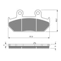 GOLDfren Brake Pads - S3 Sintered Sports