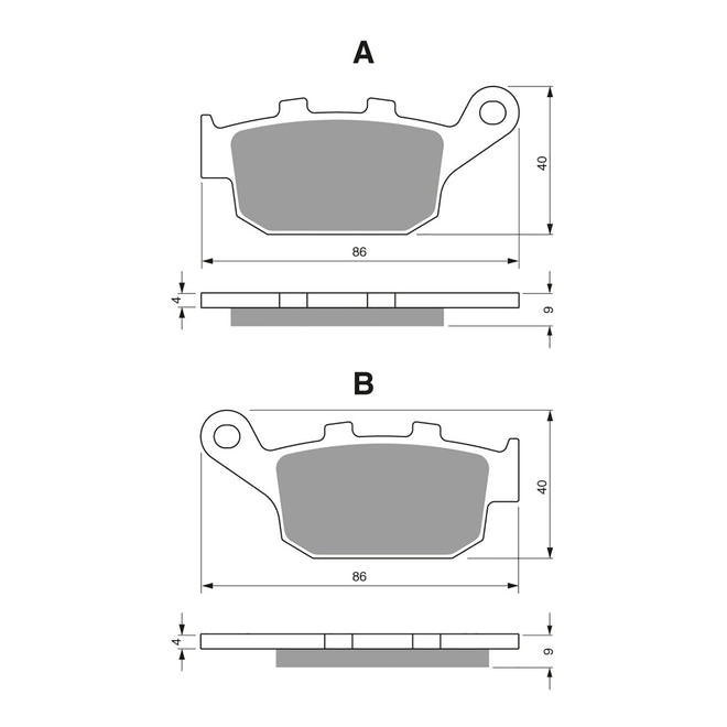 GOLDfren Brake Pads - S3 Sintered Sports