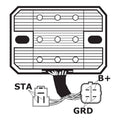 J&N Regulator Rectifier (230-58062)