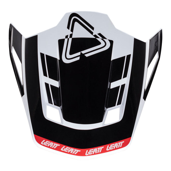 Leatt 7.5 Helmet Peak - Black / White