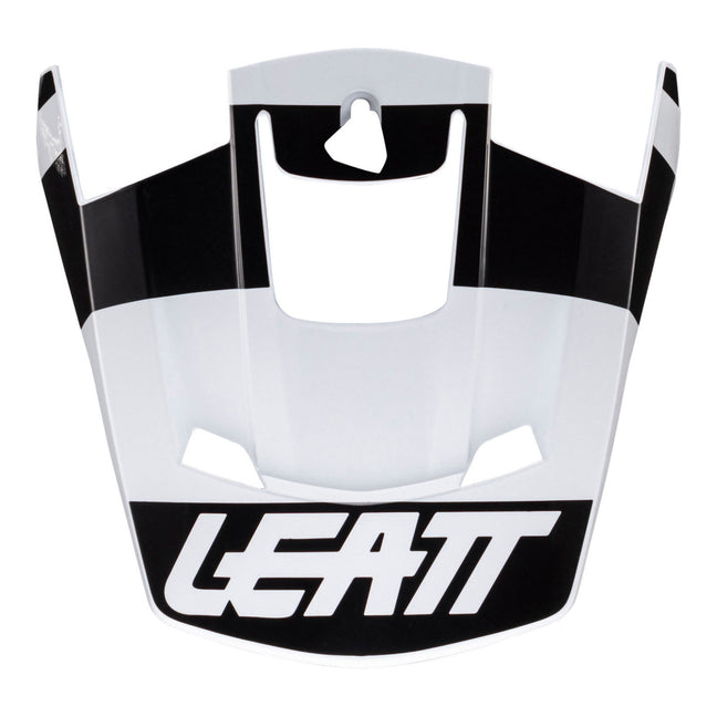 Leatt 3.5 Junior Helmet Peak - Black / White (Junior/XS/2XL)