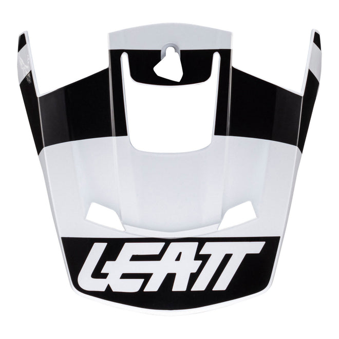 Leatt 3.5 Junior Helmet Peak - Black / White (Junior/XS/2XL)