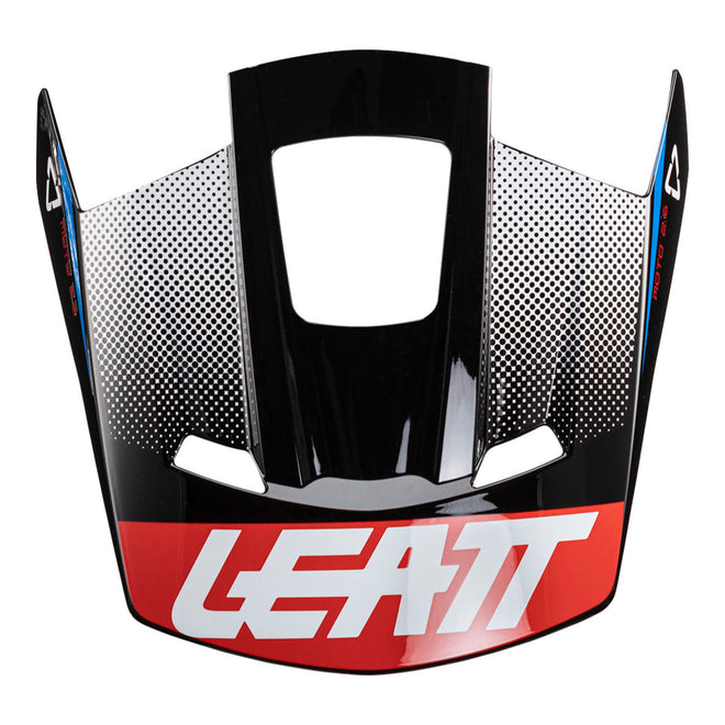 Leatt 2.5 Helmet Peak - Black / White (XS-2XL)