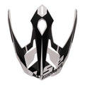 LS2 MX701 Alter Helmet Peak - Matte Black White