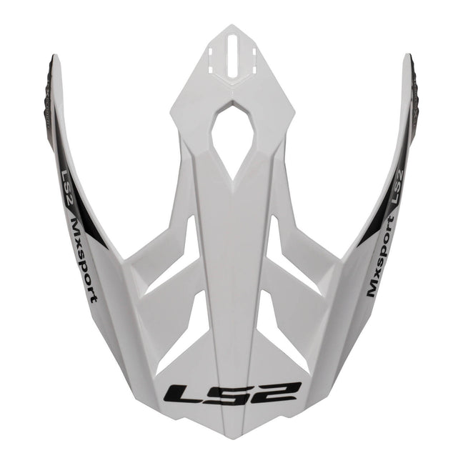 LS2 MX701 Frontier Helmet Peak - Gloss Black / Blue