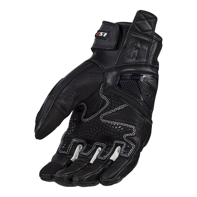 LS2 Spark 2 Leather Men's Glove - Black / White