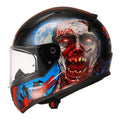 LS2 FF353 Rapid II Zombie - Matte Black / Red / White