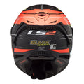 LS2 FF805C Thunder Carbon Attack - Matte Red / Hi-Vis Yellow 06
