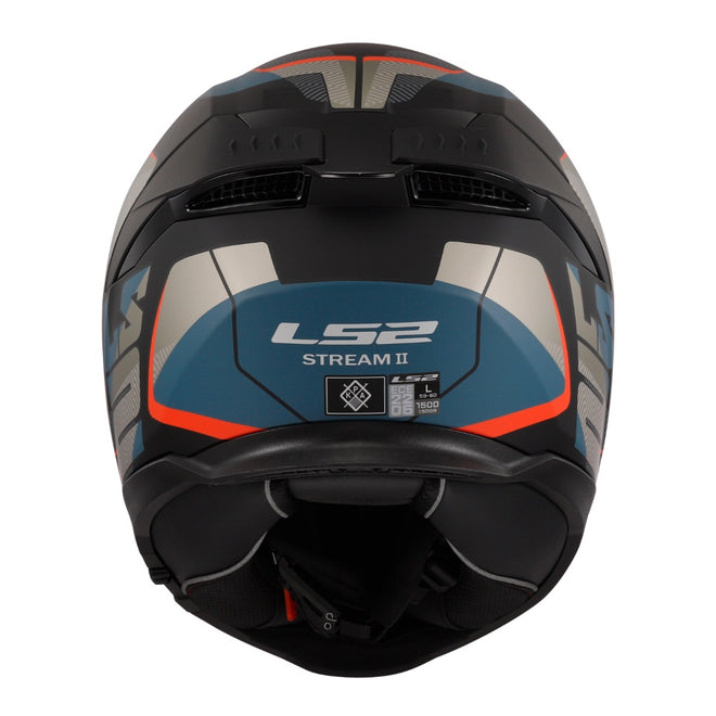 LS2 FF808 Stream II Road - Matte Black / Blue