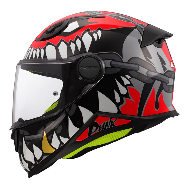 LS2 FF812 Kid Helmet Punk - Grey / Red