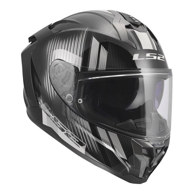 LS2 FF817 Challenger II Nitro Helmet - Black / Grey