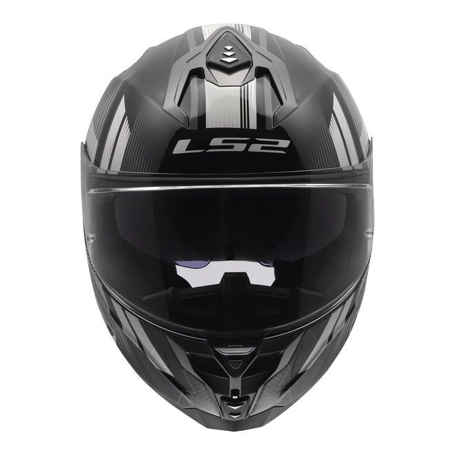 LS2 FF817 Challenger II Nitro Helmet - Black / Grey