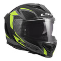 LS2 FF818 Storm III Dynamo Helmet - Black / Hi-Vis Yellow