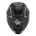 LS2 FF818 Storm III Dynamo Helmet - Black / Hi-Vis Yellow