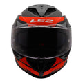 LS2 FF818 Storm III Komai Helmet - Black / Red