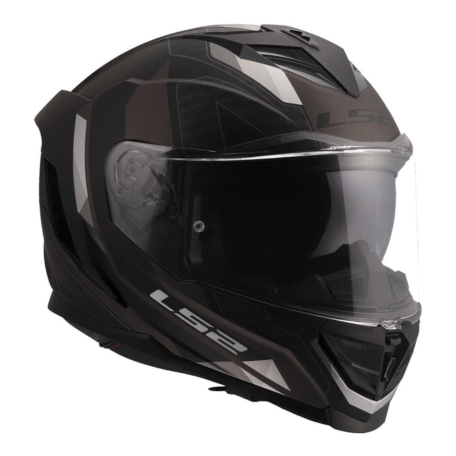 LS2 FF818 Storm III Sporty Helmet - Black / Grey