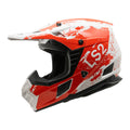 LS2 MX706 COZ Hyde Helmet - Red / White 06
