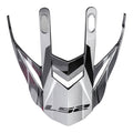 LS2 MX436 Pioneer Evo Peak Knight - Titanium / White
