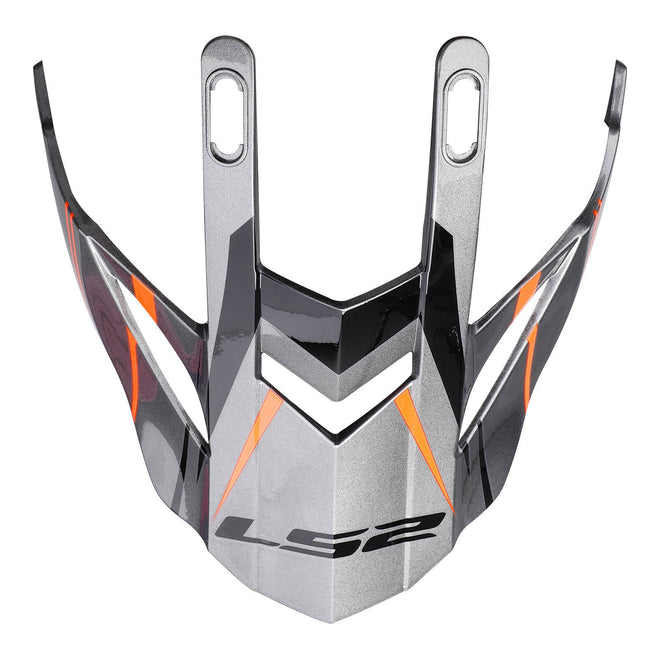LS2 MX436 Pioneer Evo Peak - Knight Titanium Orange