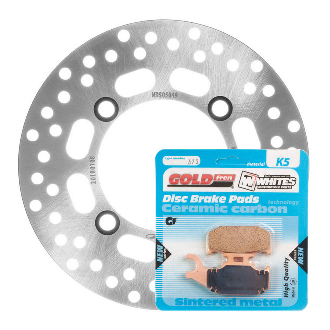 Brake Disc & Pad Front Kit - Suzuki LTA500X, LTA750X - Left