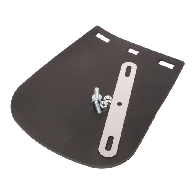 Whites Mud Flap - Black PVC (Large)