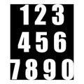 Whites Race Number - White #5 (10 Pack)