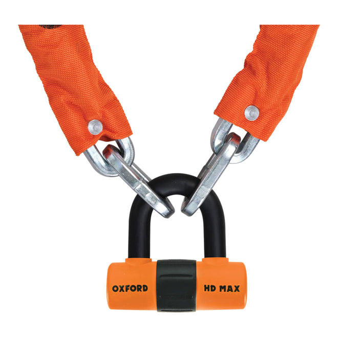Oxford Heavy Duty Chain Lock 1.5 m - Orange