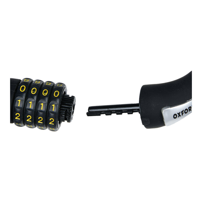 Oxford Combi 8 Resettable Combi Lock 8mm X 1800mm