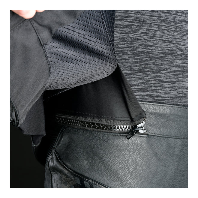 Oxford Nexus 1.0 Leather Men's Jacket - Stealth Black