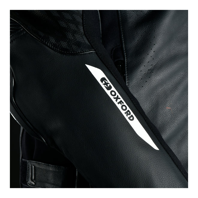 Oxford Nexus 1.0 Leather Men's Jacket - Stealth Black