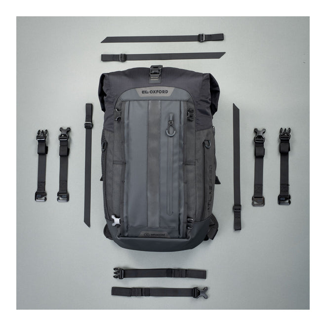 Oxford Atlas B-20 Advanced Backpack - Charcoal / Black