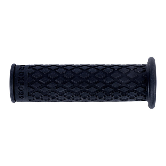 Oxford Retro Hand Grips - Black (For 22mm Bars)