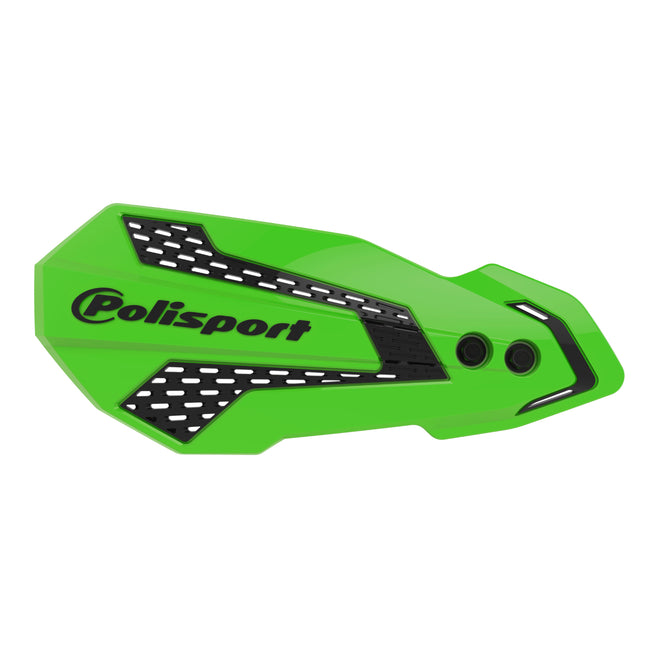 Polisport MX Flow Handguard Green / Black Suzuki Kawasaki Yamaha