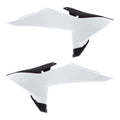 Polisport Radiator Scoops - KTM SX / SX-F / XC '25-On - White / Black