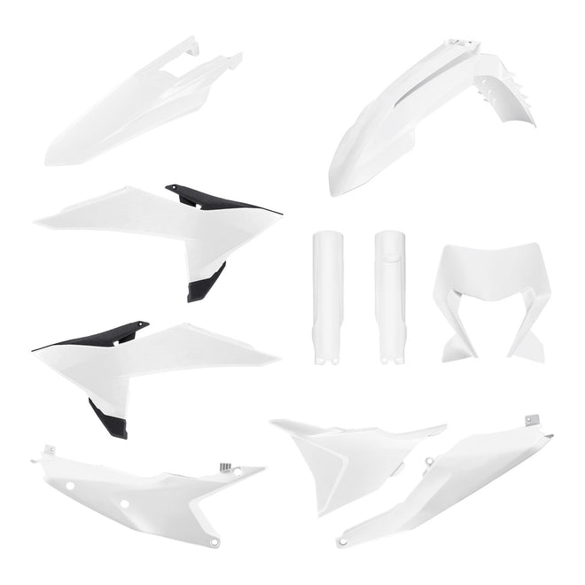 Polisport Full Plastic Kit - KTM EXC / EXC-F / XC-W / XC-FW ('26) - White