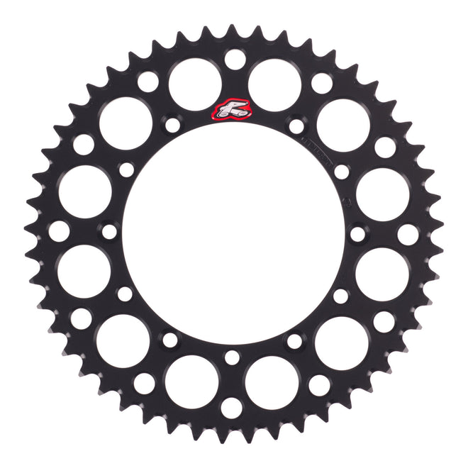 Renthal Sprocket Rear Black 49T Alloy 7075 T6 Grooved