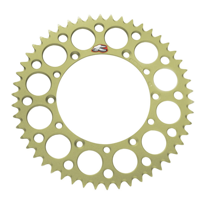 Renthal Sprocket Rear Hard Anodised 49T Alloy 7075 T6 Grooved