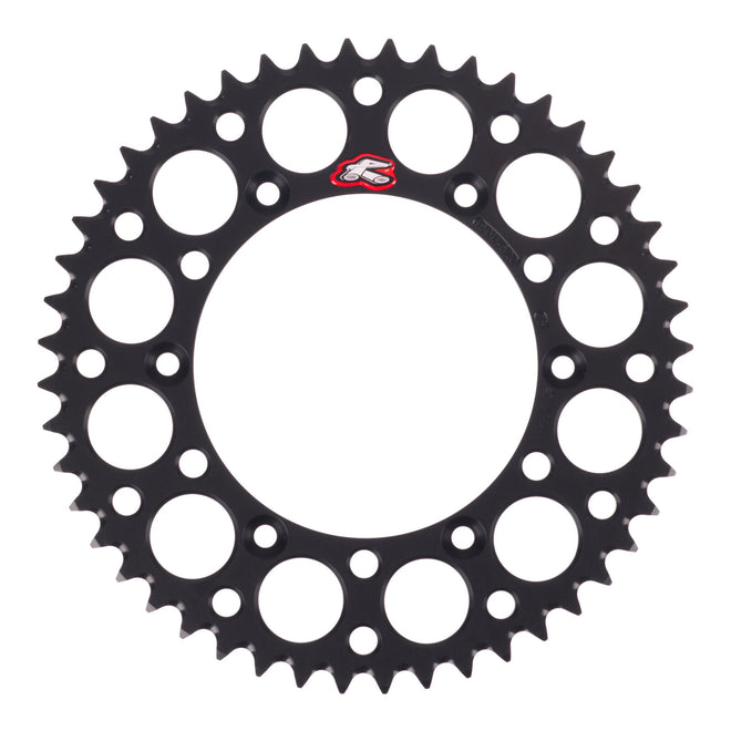 Renthal Sprocket Rear Black 48T Alloy 7075 T6 Grooved