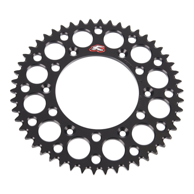 Renthal Sprocket Rear Black 50T Alloy 7075 T6 Grooved