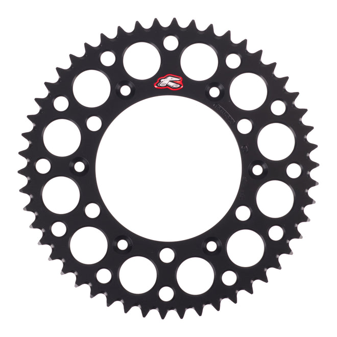Renthal Sprocket Rear Black 50T Alloy 7075 T6 Grooved
