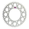 Renthal Sprocket Rear Silver 51T Alloy 7075 T6 Grooved Ultralight