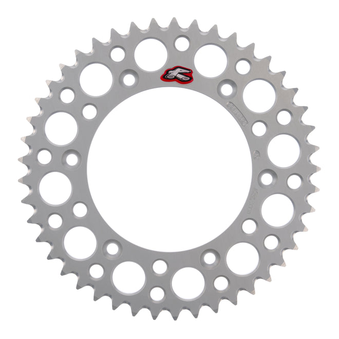 Renthal Sprocket Rear Silver 45T Alloy 7075 T6 Grooved