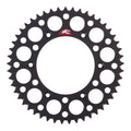 Renthal Sprocket Rear Black 49T Alloy 7075 T6 Grooved